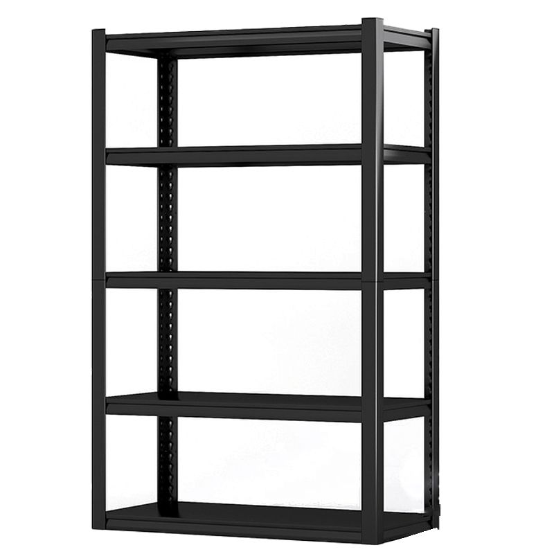 Etagere Contemporary Bookcase Metal Open Back Bookshelf with Shelves