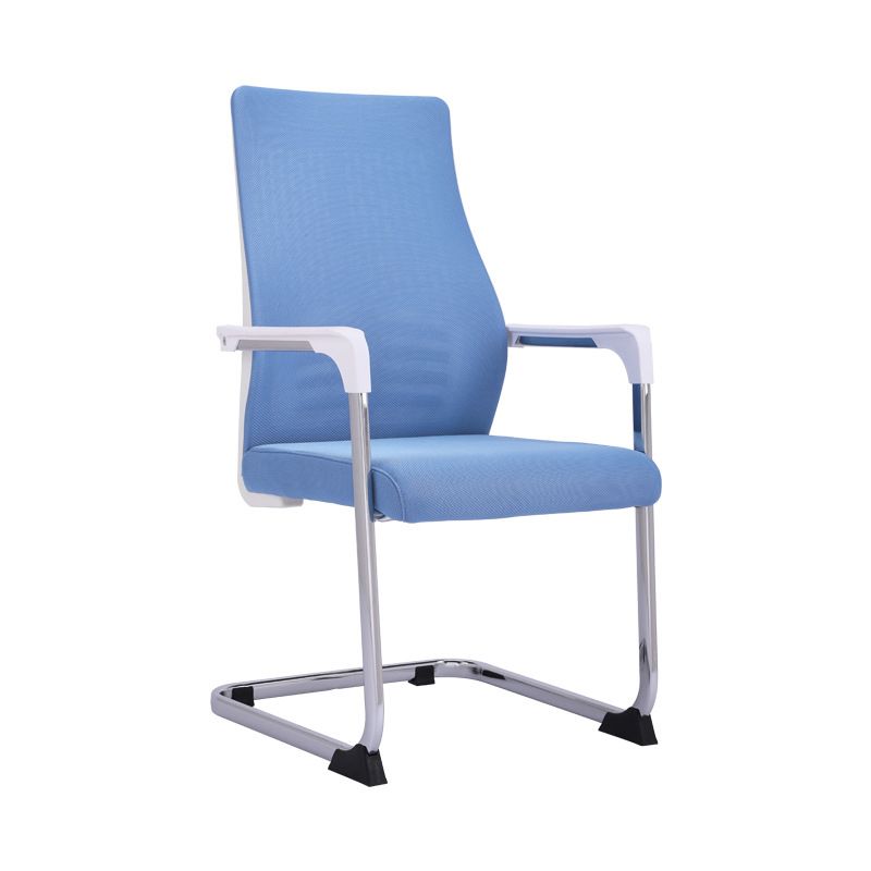 Modern Style Task Chair Mesh Office Chair with Fixed Arms for Home Office