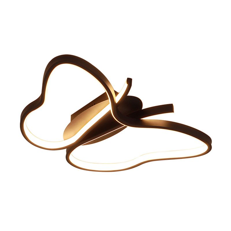 Vlinderplafondlamp Moderne stijl LED Metaal Dicht bij plafondverlichtingsarmatuur
