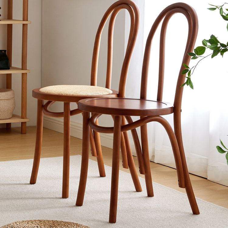 Chaise d'appoint de salle à manger en bois massif avec dossier Windsor moderne, chaise d'appoint de cuisine