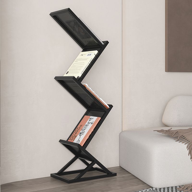 Libreria chiusa in metallo in stile scandinavo per l'home office