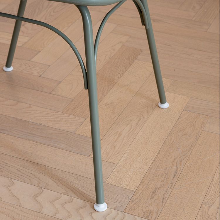 Sillas de comedor de cocina de estilo industrial, sillas laterales con brazo de comedor con patas de metal