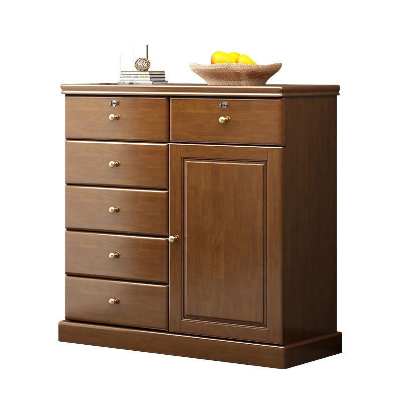 Traditional Storage Chest Solid Wood Storage Chest Dresser for Bedroom