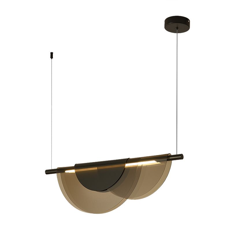 Modern Hanging Light Metal Island Light Fixture for Dining Room