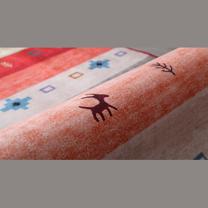 Boheems gebied tapijt polyester medaillon print binnen tapijt vlek resistent tapijt voor woonkamer