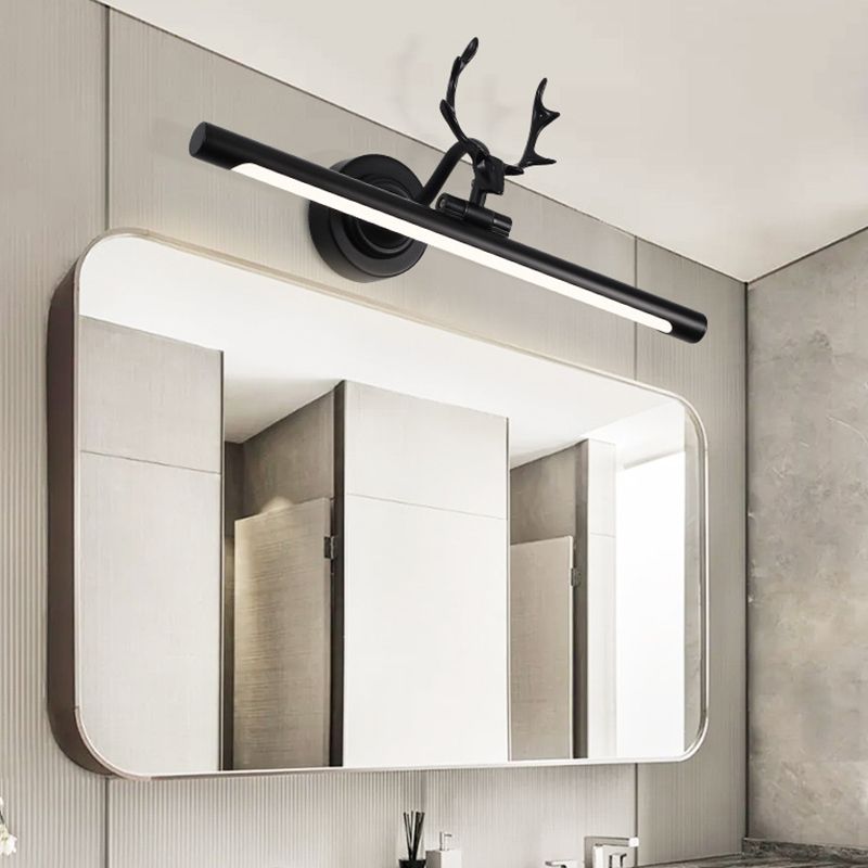 Linear Vanity Lighting Minimalist Metal LED Wall Mounted Lights for Bathroom