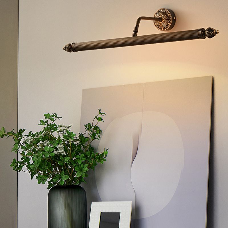 Modern Vanity Lighting Brass LED Wall Light Fixture for Bathroom