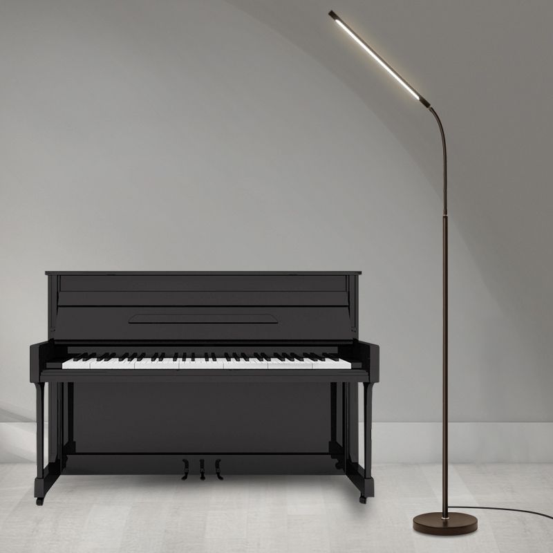 Linear Floor Light Fixtures Modern Style Metal 1 Light Floor Light for Bedroom