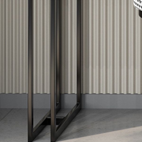 Scandinavian Stone White Vanity Desk 5-Drawers Vanity Dressing Table