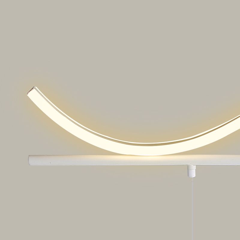 Linear Shape Island Lighting Idea Modern Style Metal 1-Light Island Pendant