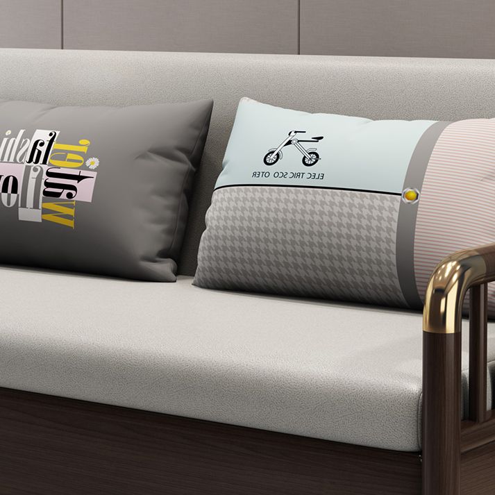 Contemporary Metal Futon Sleeper Sofa Pillow Back Futon and Mattress