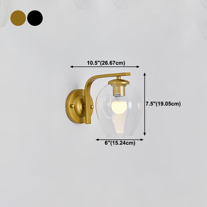 Simplicity Wall Lighting Fixture Round Wall Light Sconce for Bedroom