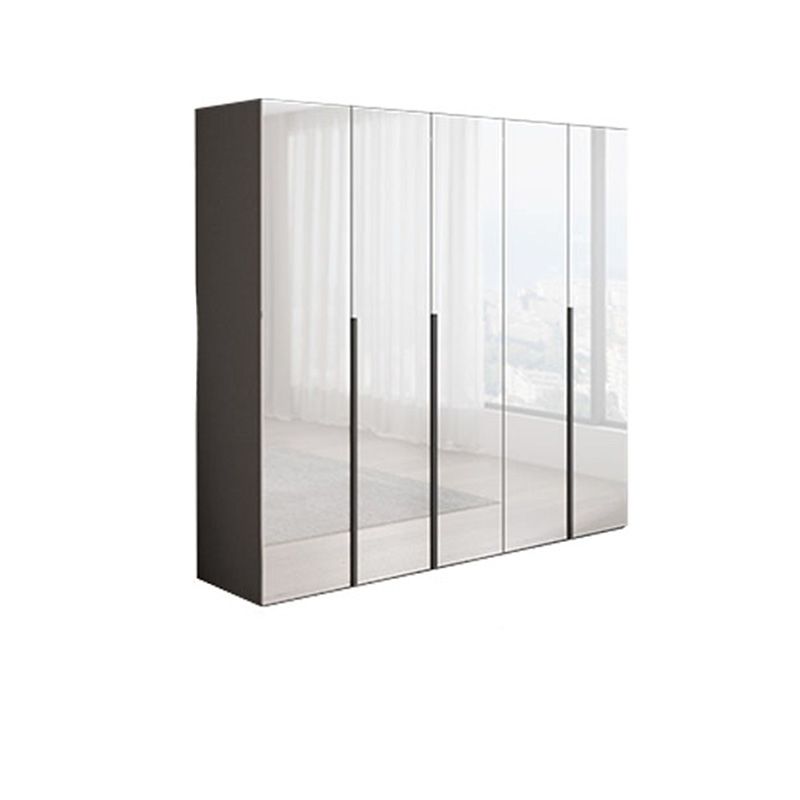 Bedroom Wooden Wardrobe Cabinet Modern Armoire with Soft Close Doors