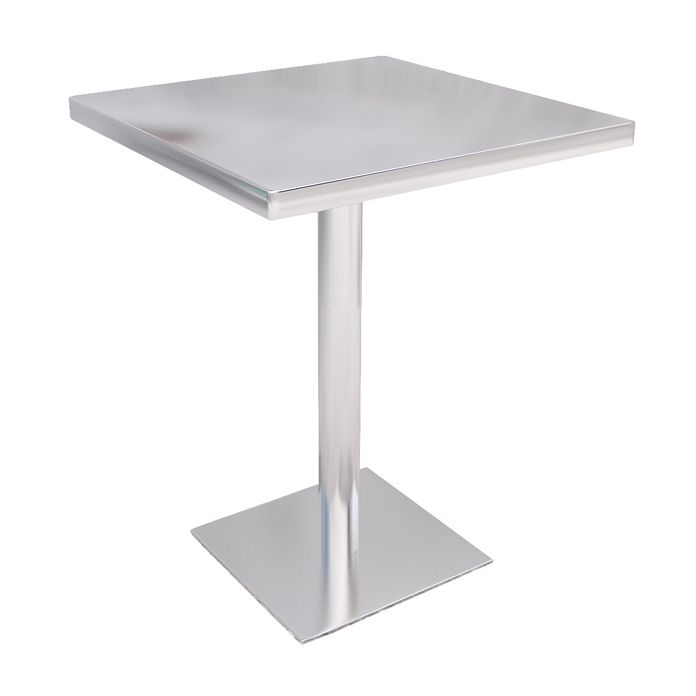 Industrial Style Dinner Table Stainless Steel Dining Site Table for Home
