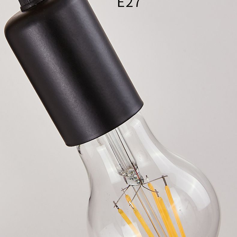 Estilo minimalista retro Diconces de luz de pared regular 1 apliques de metal ligero