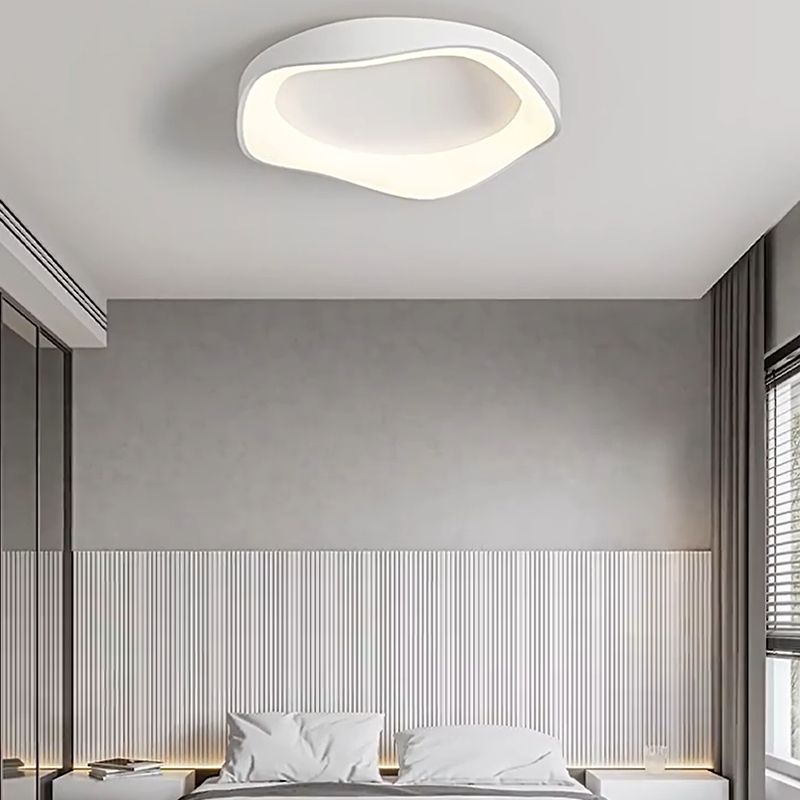 Metal Ceiling Light Fixture Nordic Style LED Flush Mount for Bedroom
