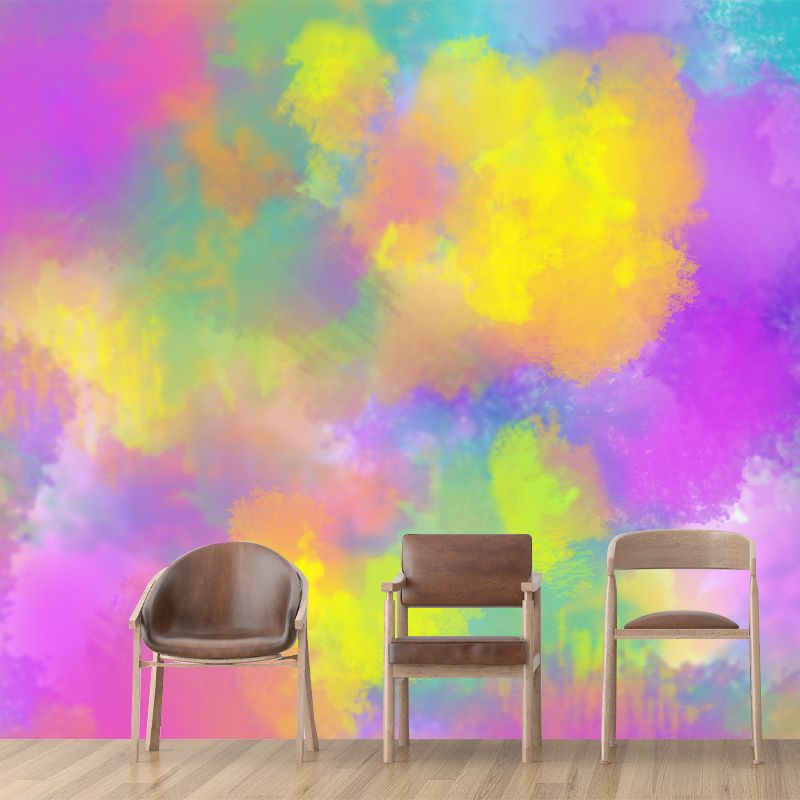 Modern Abstraction Wall Covering for Meeting Room Decoration, Waterproofing