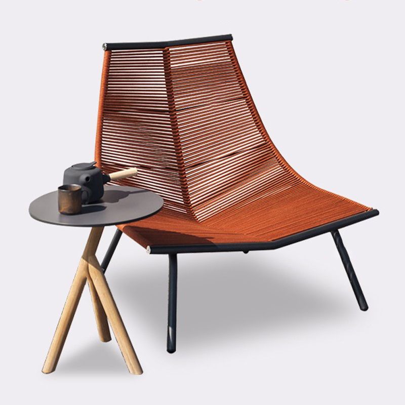 Contemporary Style Rattan Rocking Chair Indoor Rocking Chair for Living Room