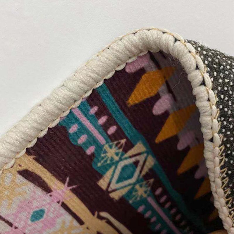 Pink Starry Sky Rug Polyester Modern Area Rug Stain Resistant Rug for Living Room