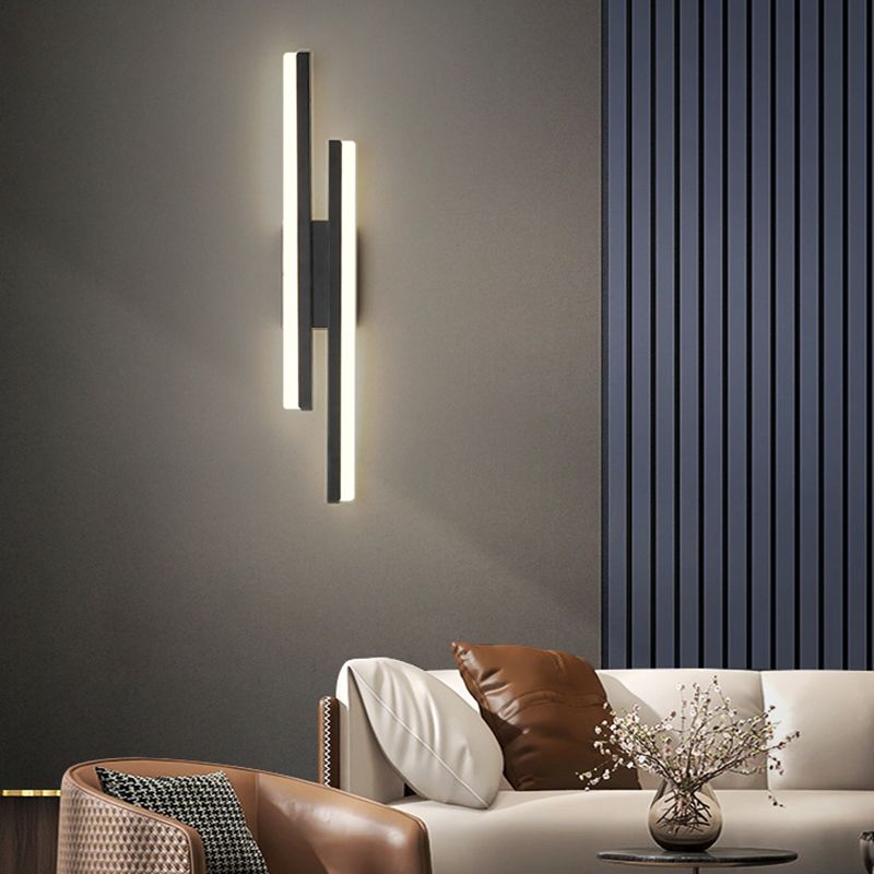 Zeitgenössische Einfachheit Wandlampe Lineare Wandleuchten für Schlafzimmer