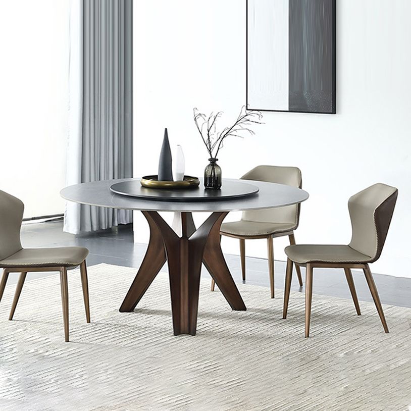 1/2/4/5/7 Pcs Metal Modern Dining Set with Round Table Dinette Set