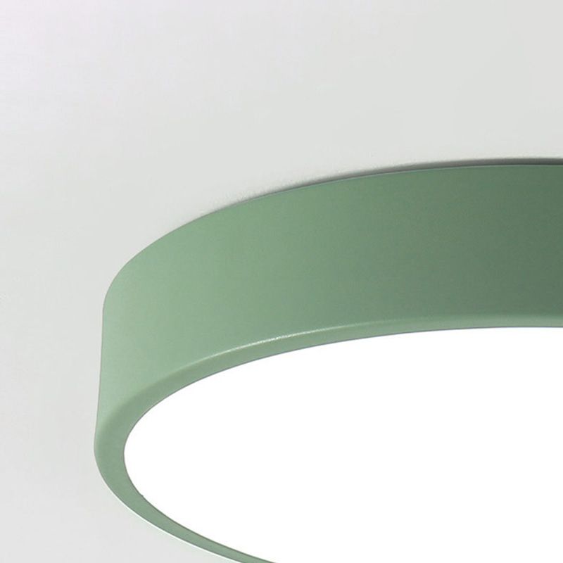 Plafonnier LED de style Macron avec cadre en métal et bois, plafonnier pour chambre d'enfant