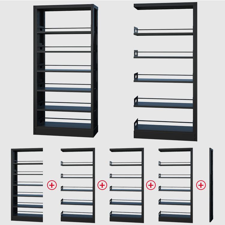 Open Bookshelf Modern Minimalist Iron Bookcase Home Floor Bookcase Steel Storage Rack