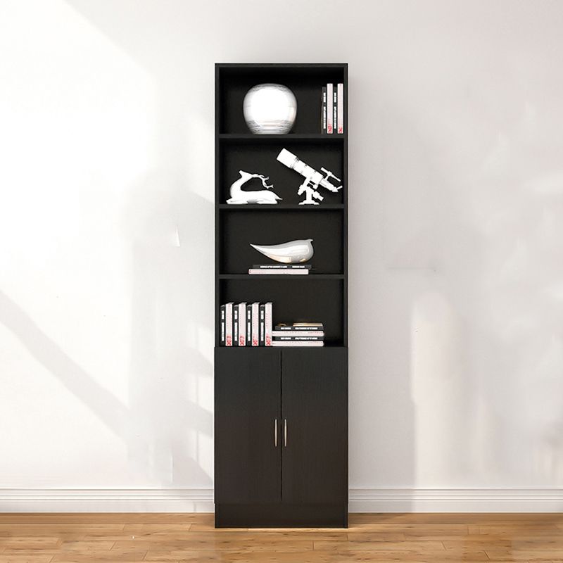 Contemporary Style Bookcase Closed Back Bookshelf for Home Office Study Room