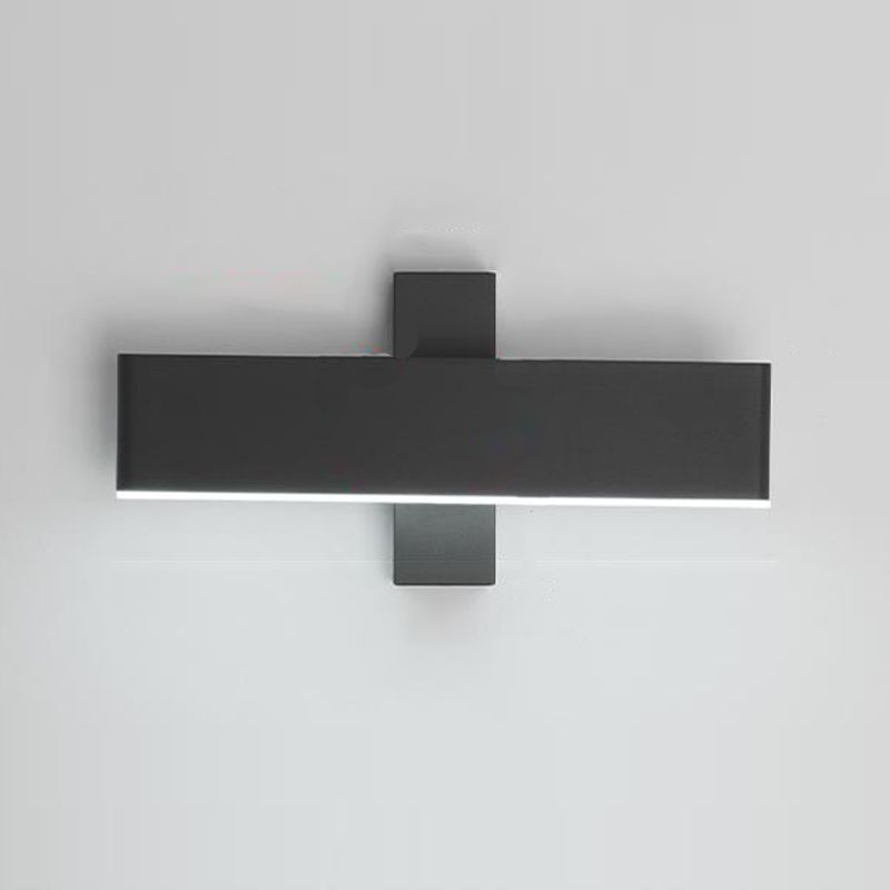 Single White/Black Modern Wall Mounted Sconce LED Wall Light for Bedroom