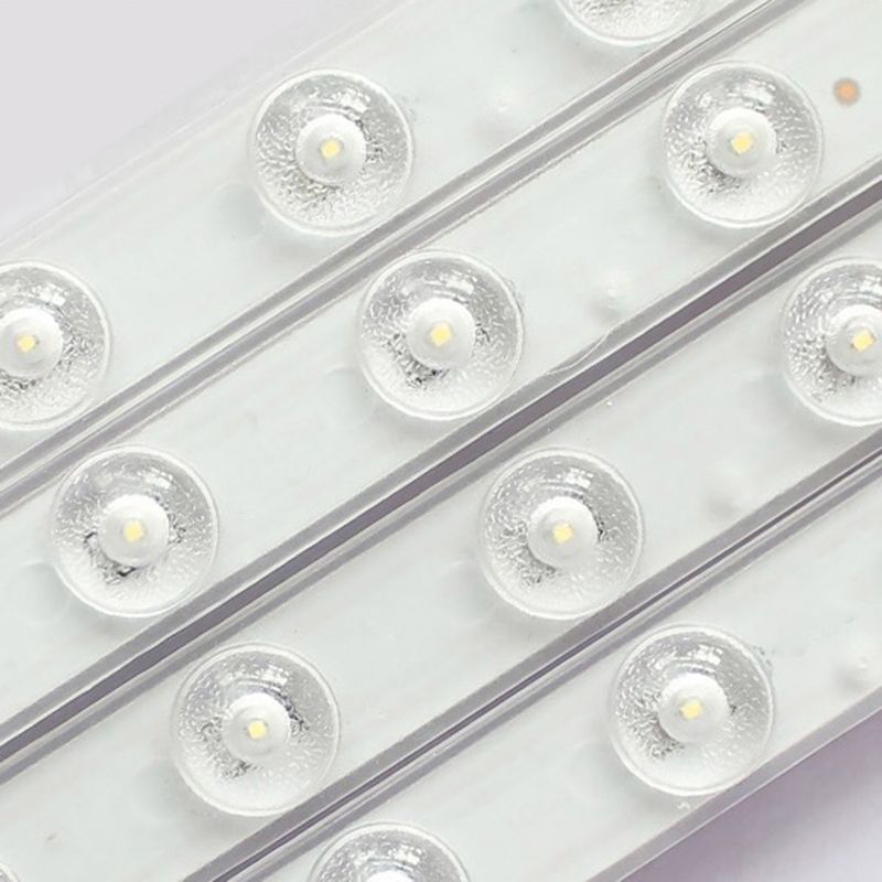 Montaje de LED de color cuadrado moderno 1-Luz de techo de acrílico ligero para oficina