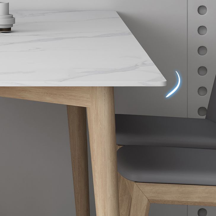 Contemporary 1/2/5/7 Pieces Furniture Stone Rectangle Dining Chairs Set for Condo