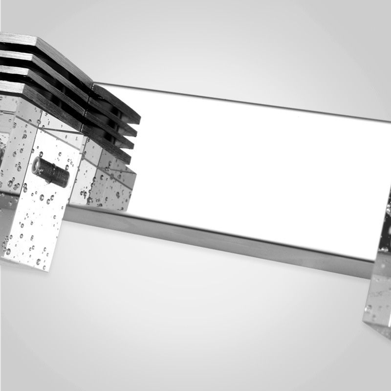 Quadratische Kristallwand montierte Waschtischleuchten moderne Waschtischbeleuchtung für Badezimmer