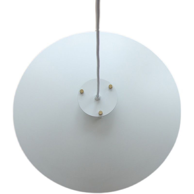 Pot Cover Shade Hanging Lighting Modern Style Metal 1 Light Pendant Lamp for Restaurant
