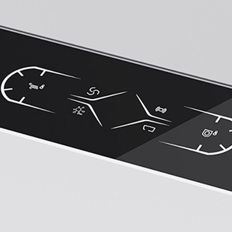 Modern White Heated Seat Toilet ABS Floor Mounted Flush Toilet with Seat