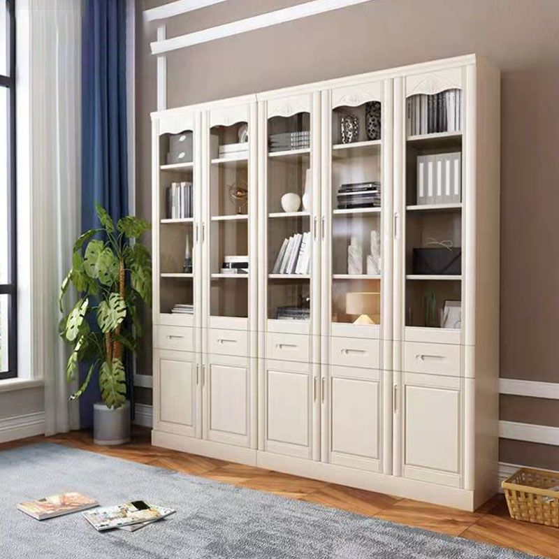 Traditional File Cabinet Wooden Vertical File Cabinet with Shelves