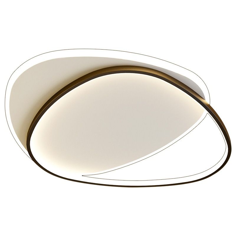 Minimalistische geometrie metalen inbouwlamp voor hal, slaapkamer en keuken