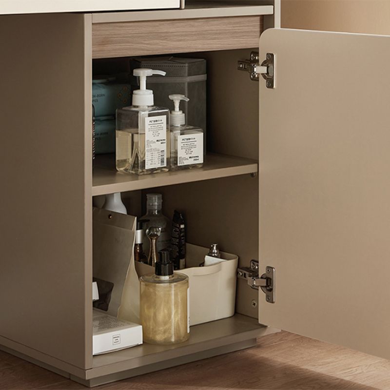Contemporary With Drawer Wood Lighted Mirror Bedroom Dressing Table