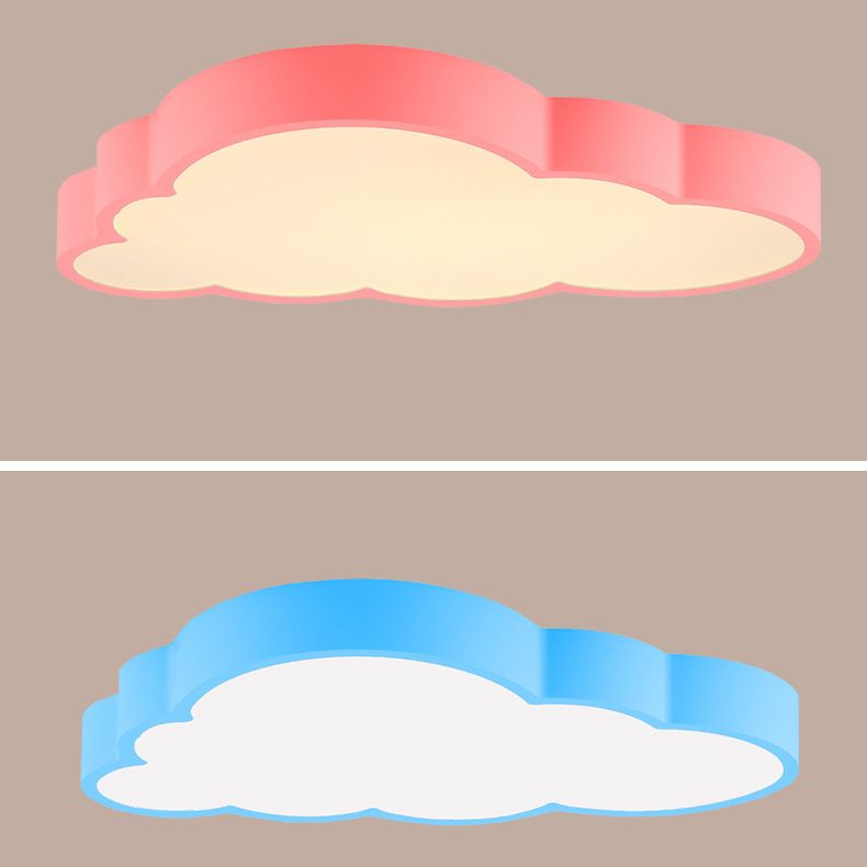 Kleurrijke wolken spoelbevestiging plafondlicht modern spoelbevestiging plafondarmatuur