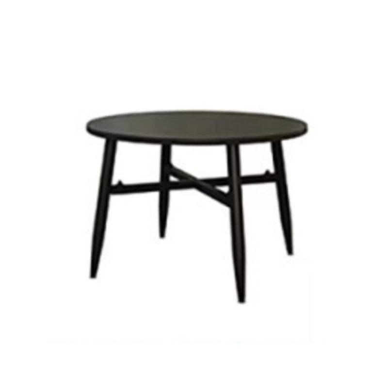 Black Modern Bistro Table Set 1/2/3/4/5 Pcs Metal Bistro Set for Small Places