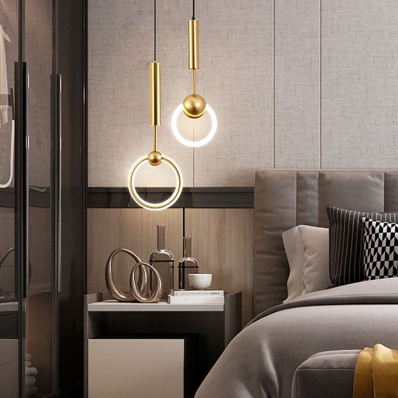 Iluminación colgante lineal minimalista, silicona de lujo colgante de silicona para sala de estar