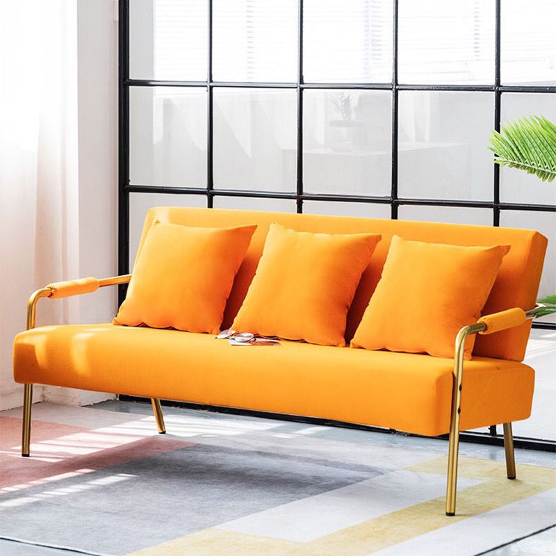 Contemporary Glam Sofa with 3 Pillows for Apartment 22.83" Wide