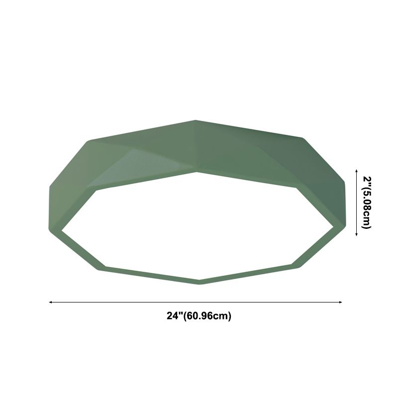 Macron luminaires géométriques plafonnier en acrylique métallique pour chambre à coucher pour enfants