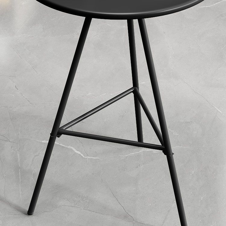 1/3/4/5 Pieces Industrial Iron Bar Table Set Round Bistro Set with Wood Top