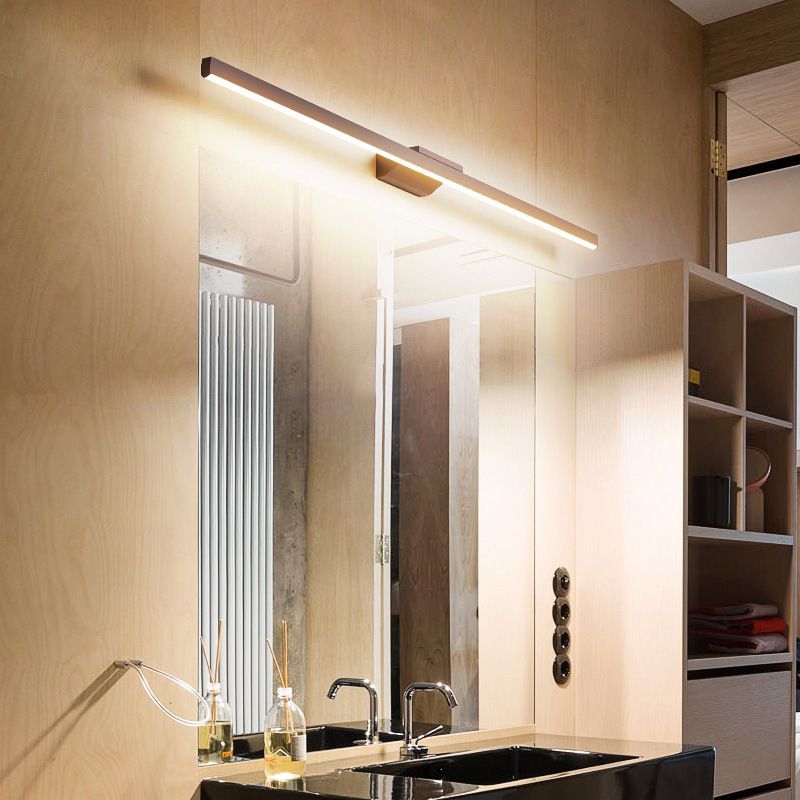 Household Vanity Light Contemporary Simple Linear Mirror Lighting Fixtures for Bathroom