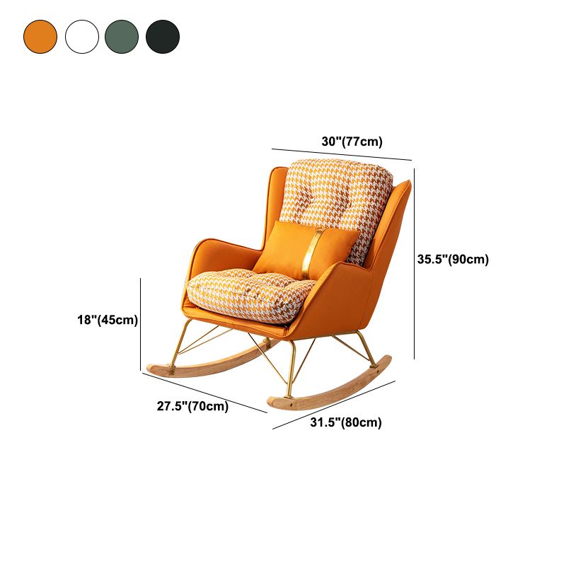 Bedroom Simple Leisure Lazy Sofa Chair Modern Style Single Rocker Chair