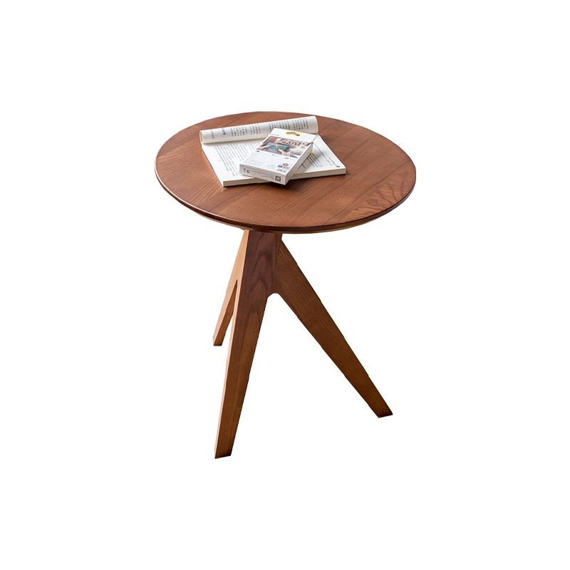 Scandinavian Solid Wood End Table Corner Table for Living Room