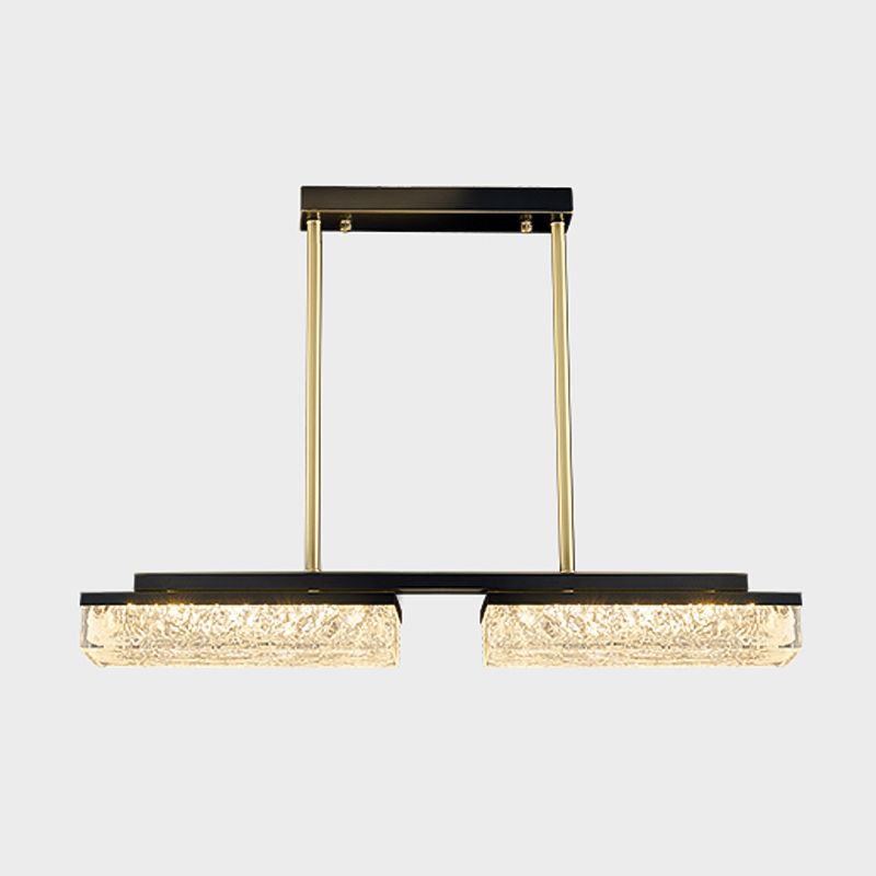 Pendentif linéaire de style contemporain