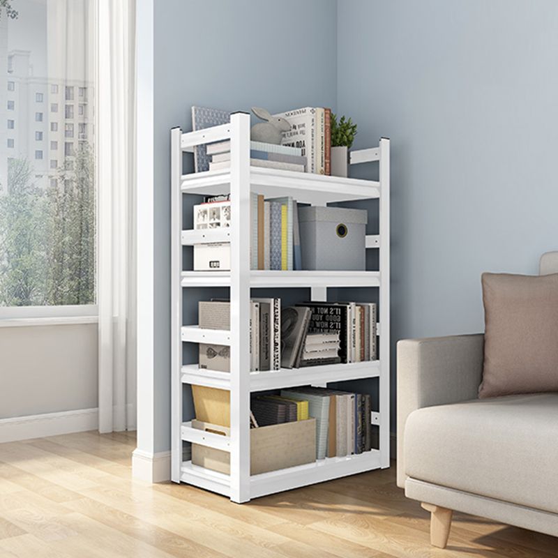 Open Standard Bookshelf Modern Steel Home Study Living Room Bookcase