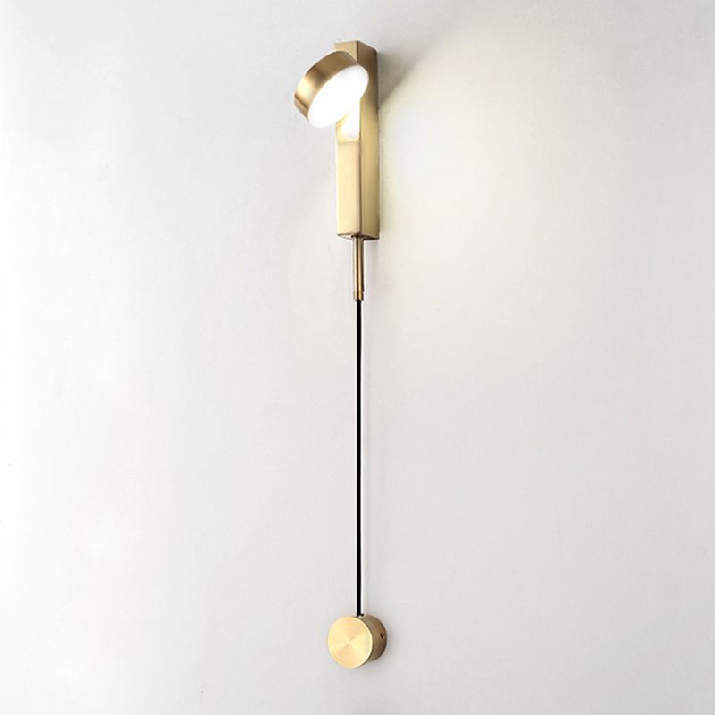 Metall runde Formwandbeleuchtung moderne 1-Licht-Wandmontageleuchte