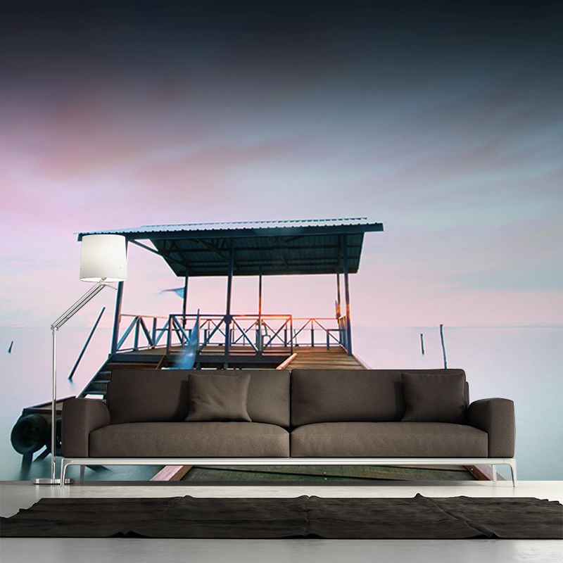 Space Extension Photography Mural Wallpaper Eco-friendly for Room